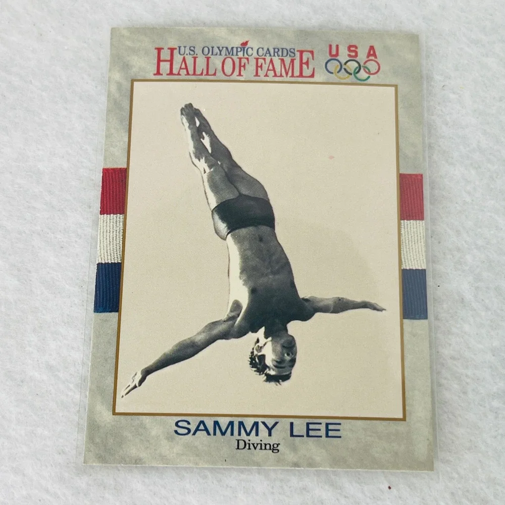 1991 Impel US Olympic Hall of Fame Sammy Lee Diving Card #49 Gold Medalist